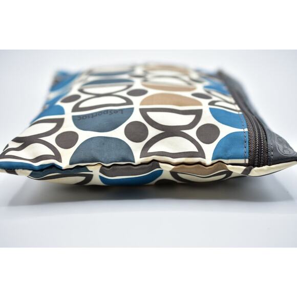 Lesportsac Pouch Single Zip Case Organizer Zipper Multi-Color Geometric Rare - Picture 5 of 6